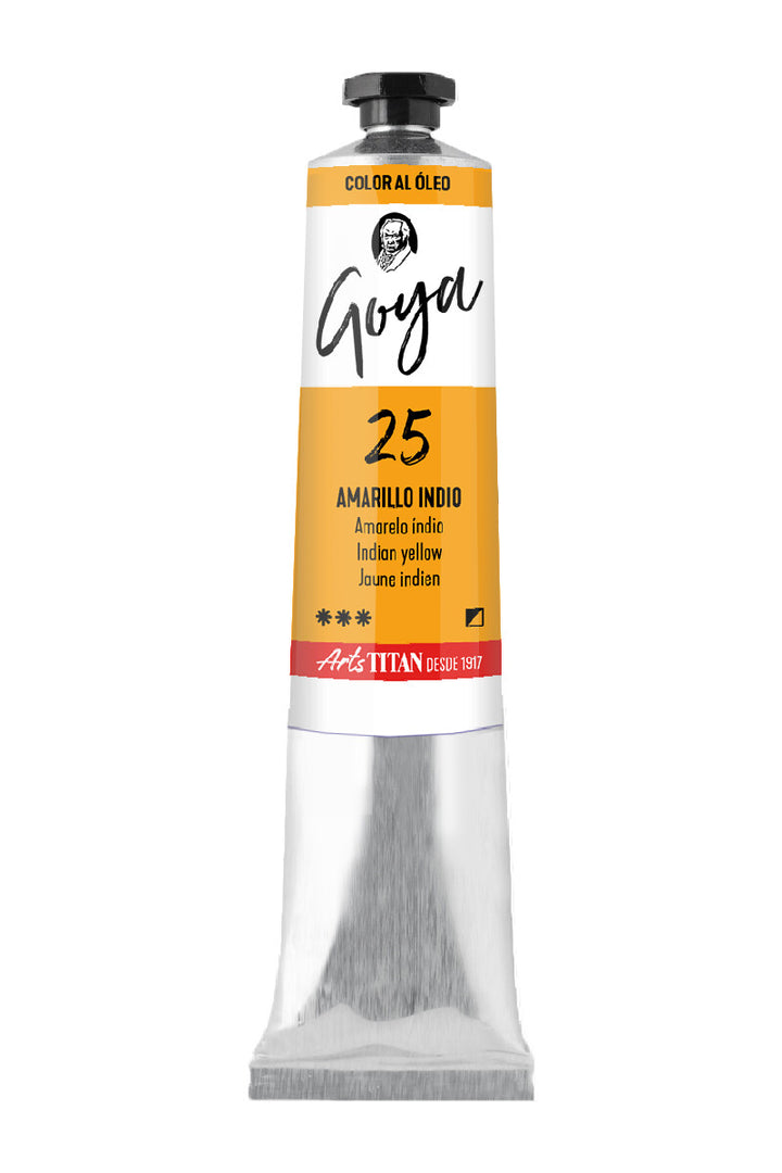 Óleo Titan Goya – Amarillo indio nº 25 tubo 20 ml