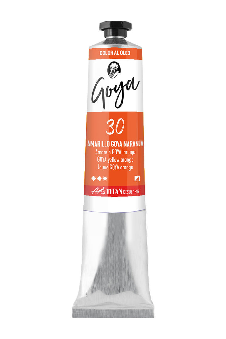 Óleo Titan Goya – Amarillo Goya naranja nº 30 tubo 20 ml