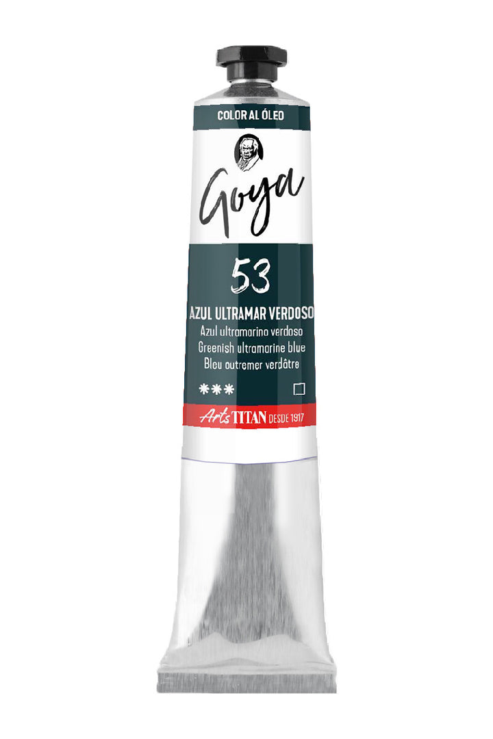 Óleo Titan Goya – Azul ultramar verdoso nº 53 tubo 20 ml