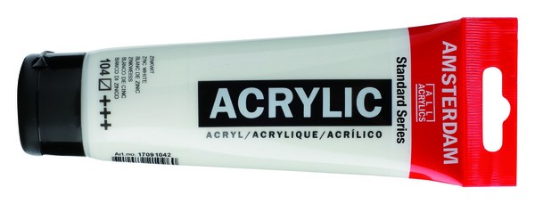 Acrílico Amsterdam Standard Series – Blanco Cinc nº 104 – 20 ml