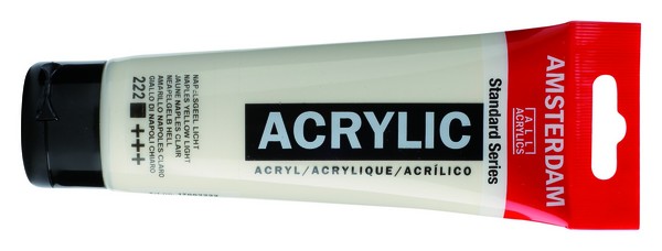 Acrílico Amsterdam Standard Series – Amarillo Nápoles Claro nº 222 – 20 ml