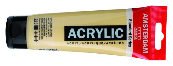 Acrílico Amsterdam Standard Series – Amarillo Nápoles Oscuro nº 223 – 20 ml