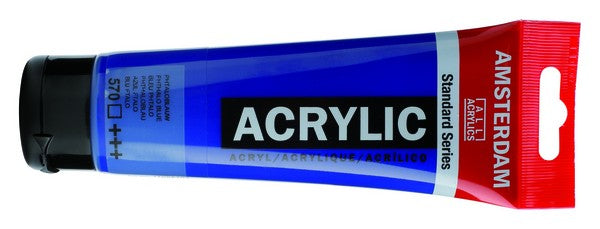 Acrílico Amsterdam Standard Series – Azul Ftalo nº 570 – 20 ml