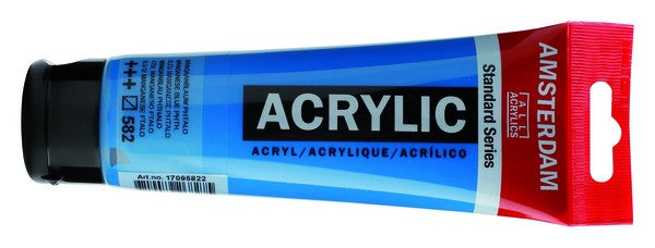 Acrílico Amsterdam Standard Series – Azul Manganeso Ftalo nº 582 – 20 ml