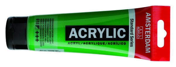 Acrílico Amsterdam Standard Series – Verde Permanente Claro nº 618 – 20 ml