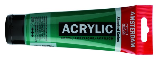 Acrílico Amsterdam Standard Series – Verde Permanente Oscuro nº 619 – 20 ml