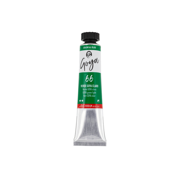 Óleo Titan Goya – Verde Goya claro nº 66 tubo 20 ml