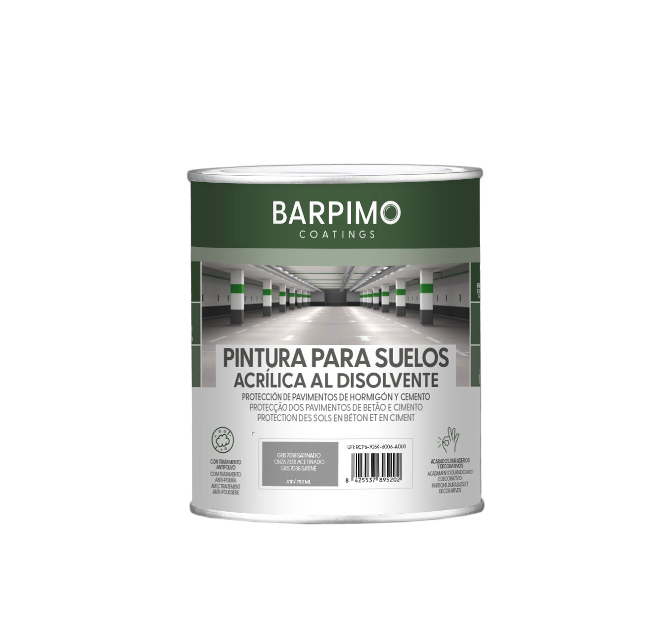 Pintura Acrílica Suelos al disolvente