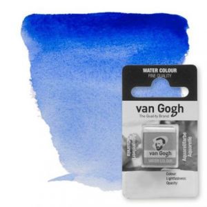 Acuarela Van Gogh – Azul Cobalto Ultramar nº 512 – Medio godet