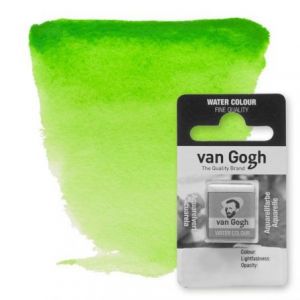 Acuarela Van Gogh – Verde Amarillo Permanente nº 633 – Medio godet