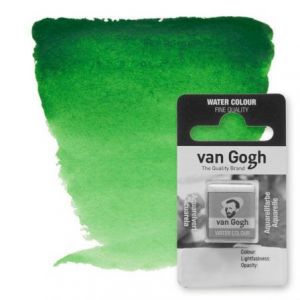 Acuarela Van Gogh – Verde Hooker Claro nº 644 – Medio godet