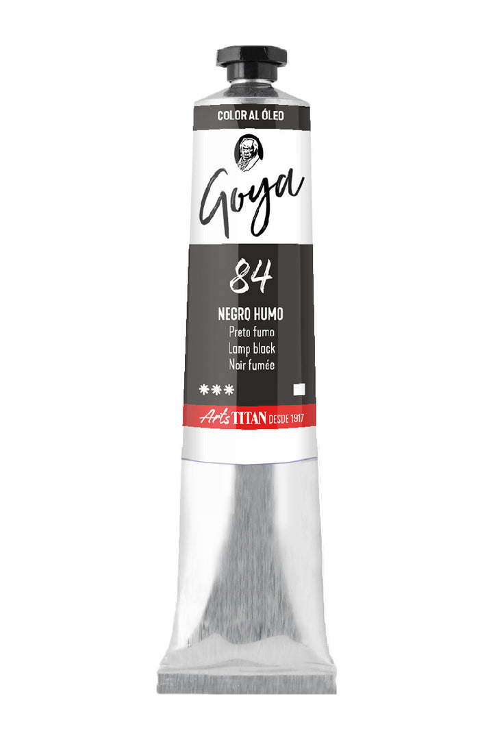 Óleo Titan Goya – Negro humo nº 84 tubo 20 ml