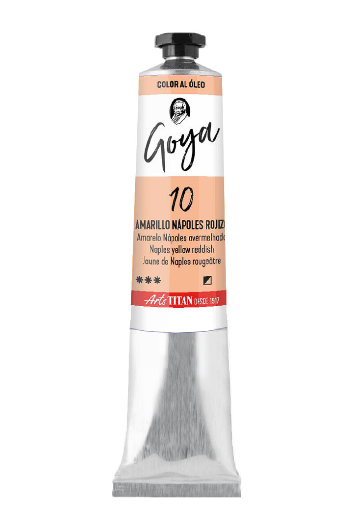 Óleo Titan Goya – Amarillo nápoles rojizo nº 10 tubo 20 ml