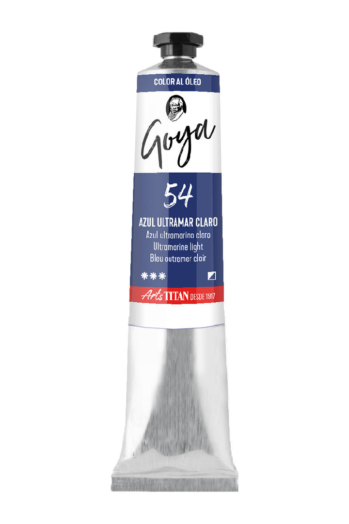Óleo Titan Goya – Azul ultramar claro nº 54 tubo 20 ml