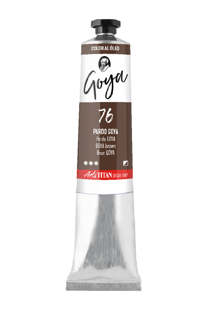 Óleo Titan Goya – Pardo Goya nº 76 tubo 60 ml