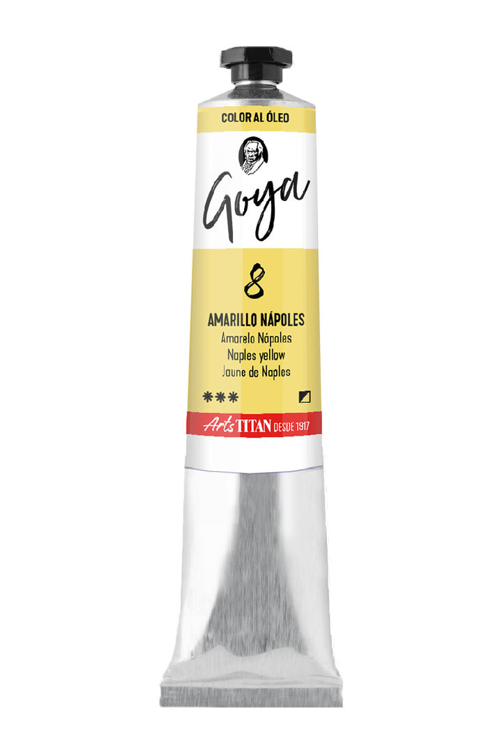 Óleo Titan Goya – Amarillo nápoles nº 8 tubo 60 ml