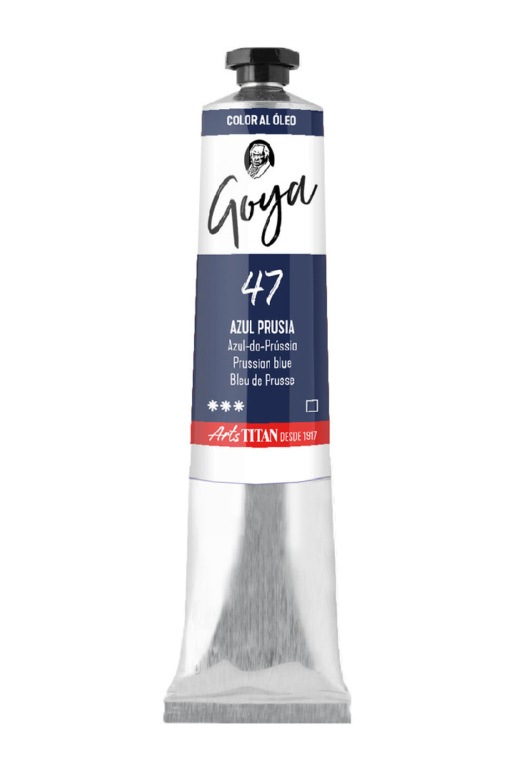 Óleo Titan Goya – Azul prusia nº 47 tubo 60 ml